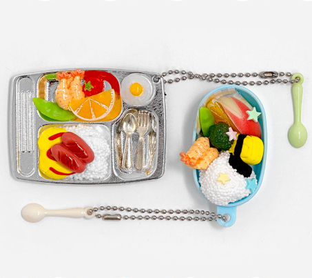 【韓國直運】 午餐盒造型 DIY 鑰匙扣套裝|得意迷你手作樂趣滿分!