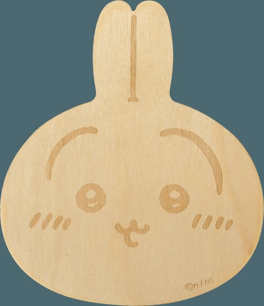 【日本直運】 Chiikawa 天然木質杯墊|得意圖案!居家必備小物!