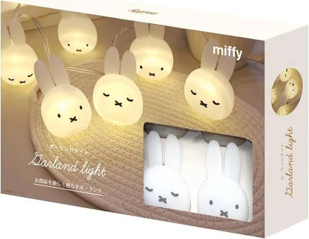 【日本正版】Miffy LED 花圈燈✨ 8盞溫暖燈光|三種模式隨心轉換|房間佈置&氣氛營造必備!