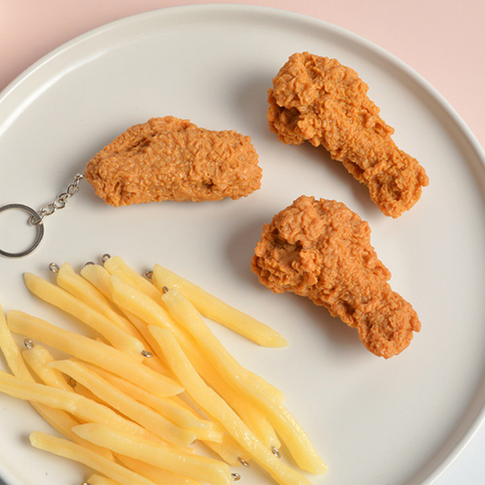 【M記加大系列】脆香雞翼VS麥樂雞鎖匙扣