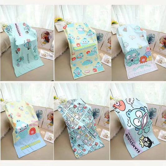 【水怪Hangyodon登場】超可愛水怪家居大浴巾|水怪迷收藏恩物