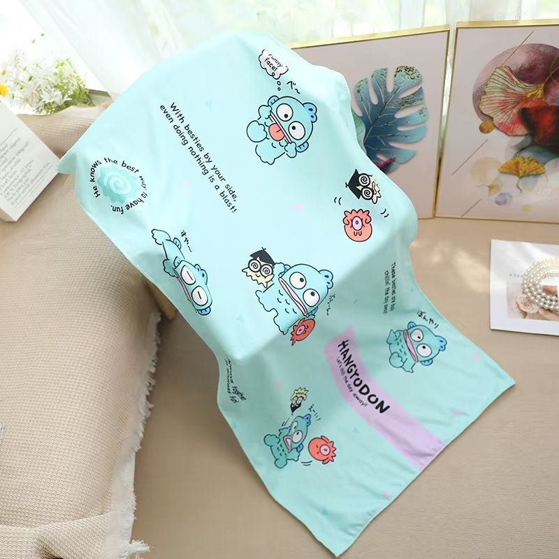 【水怪Hangyodon登場】超可愛水怪家居大浴巾|水怪迷收藏恩物