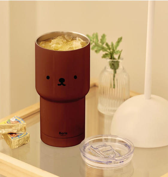 【韓國直運】 Miffy 600ml 不鏽鋼大容量保溫杯｜得意又實用返工返學飲水必備！