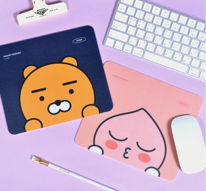 【韓國直運】Kakao Friends 滑鼠墊 | 書枱即刻變得更得意又好用！
