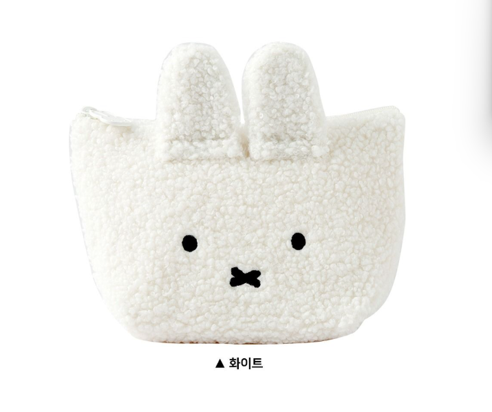 【韓國直運】 Miffy 面仔收納袋｜超得意造型 化妝品文具都裝到！