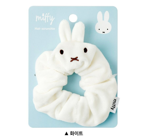 【韓國直運】 Miffy 得意棉質髮圈｜簡約可愛日常綁髮必備！