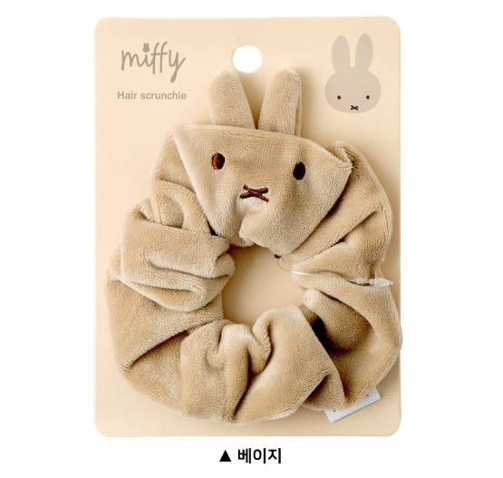 【韓國直運】 Miffy 得意棉質髮圈｜簡約可愛日常綁髮必備！