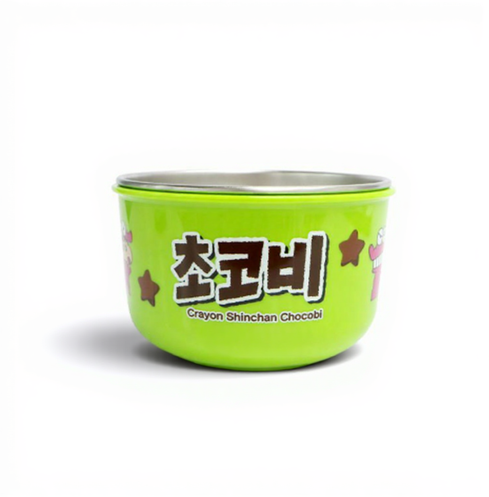 【韓國直運】 蠟筆小新 巧克比不鏽鋼泡麵碗｜得意又實用！屋企歎麵必備！