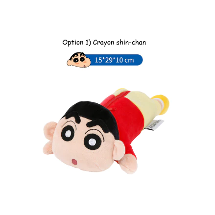 【韓國直運】蠟筆小新造型筆袋 | 超級得意公仔陪你返學返工！