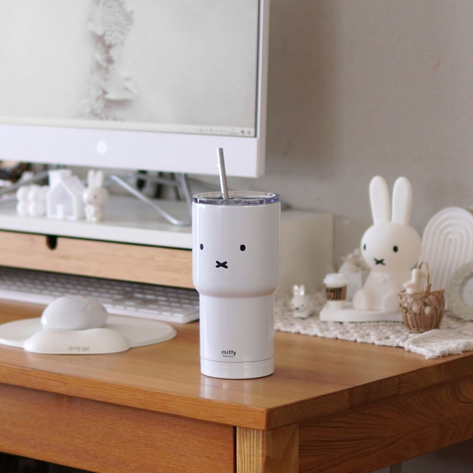 【韓國直運】 Miffy 600ml 不鏽鋼大容量保溫杯|得意又實用返工返學飲水必備!