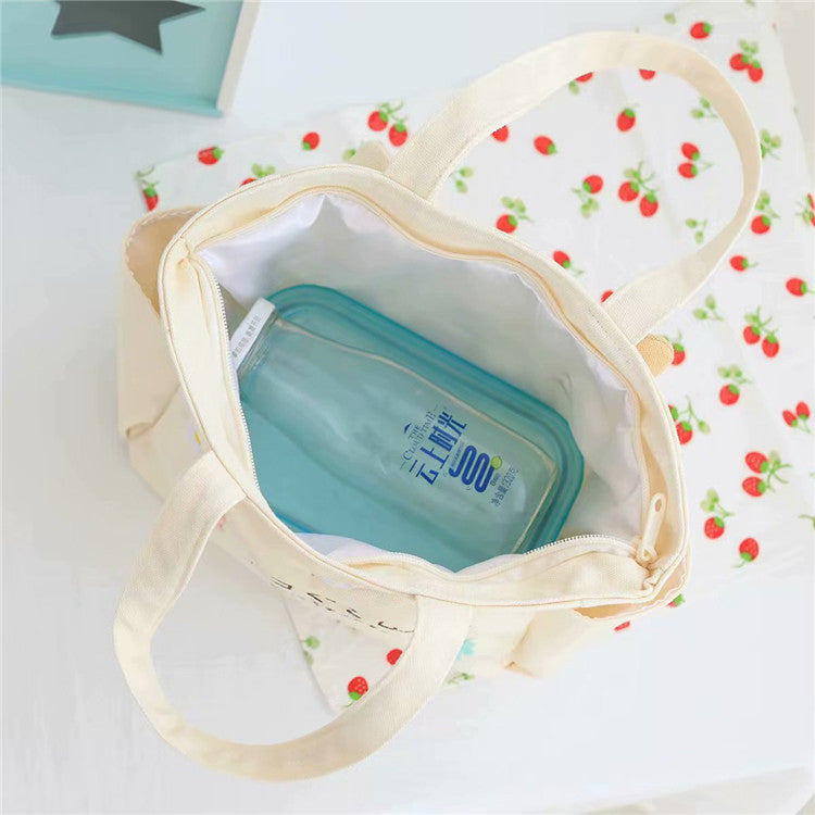 【角落生物】超可愛手提帆布飯袋｜上班、上學都可以用