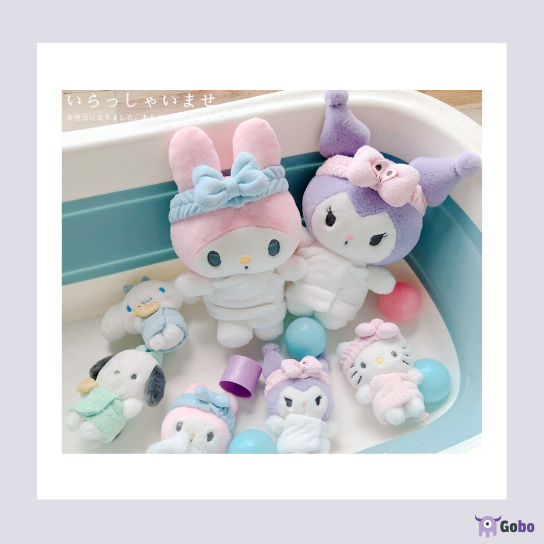 【和風浸溫泉】Sanrio 温泉派對系列掛飾與公仔