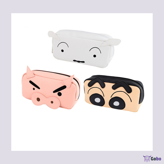 【日本正版】日本蠟筆小新立體筆袋