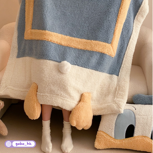 【迪士尼熱賣】粉絲必備造型毛巾被|陪你煲劇|可以摸住唐老鴨腳仔訓晏覺