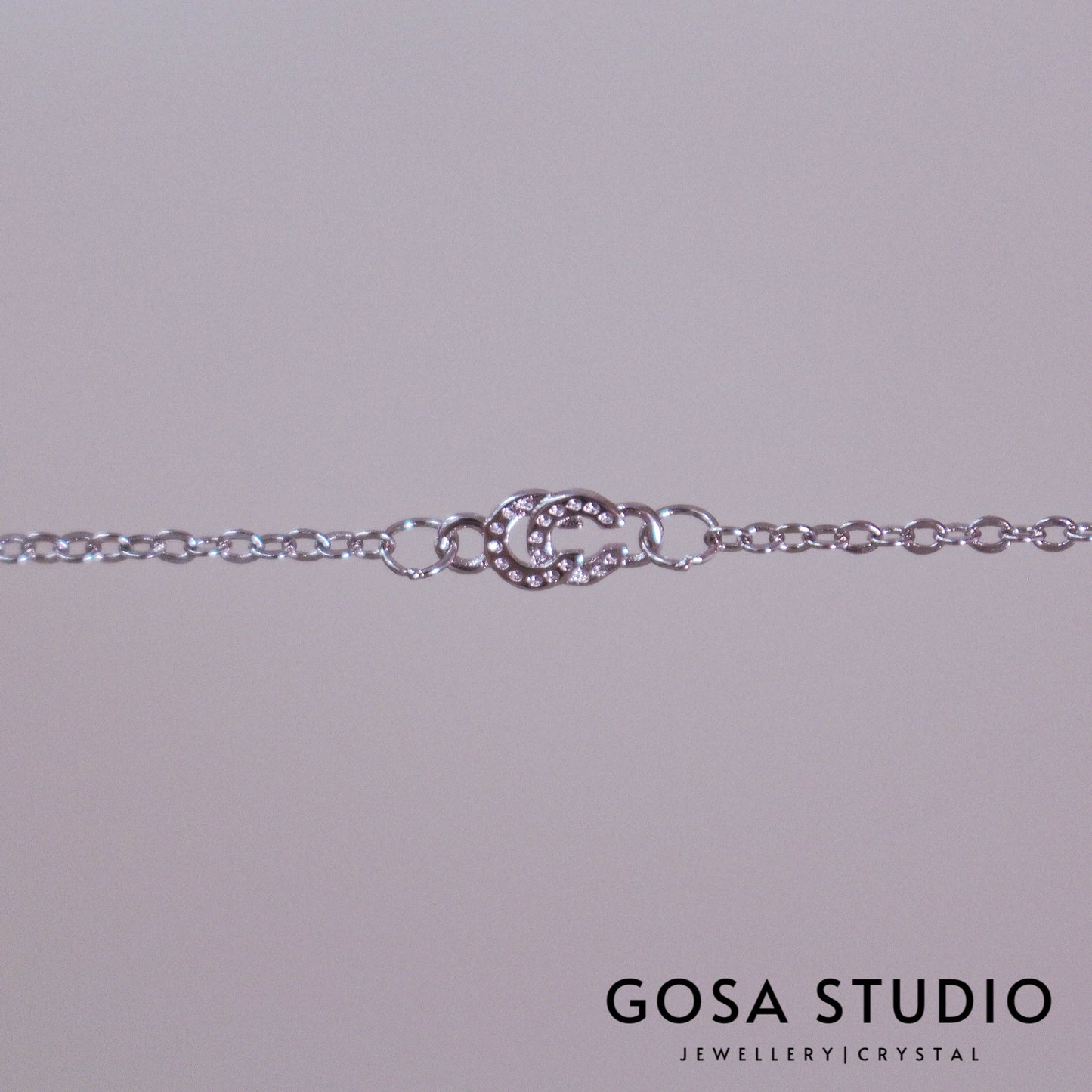 GN008 18K金S925純銀 雙C項鍊