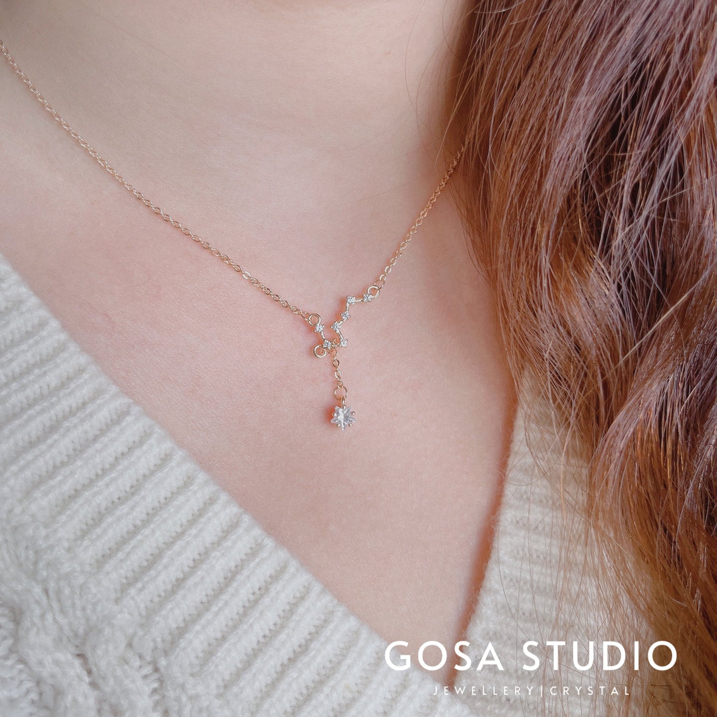 GN007 18K金 北斗七星項鍊