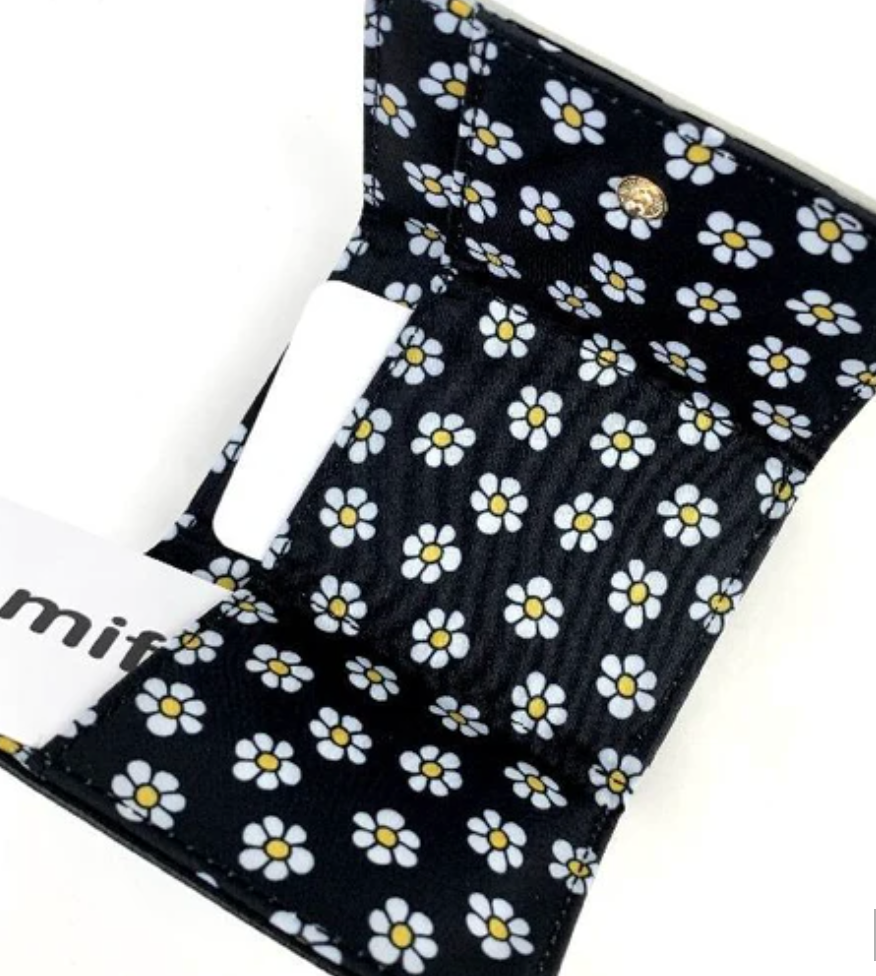 【日本直運】Miffy花花皮銀包｜花花布內隔，可愛時尚！